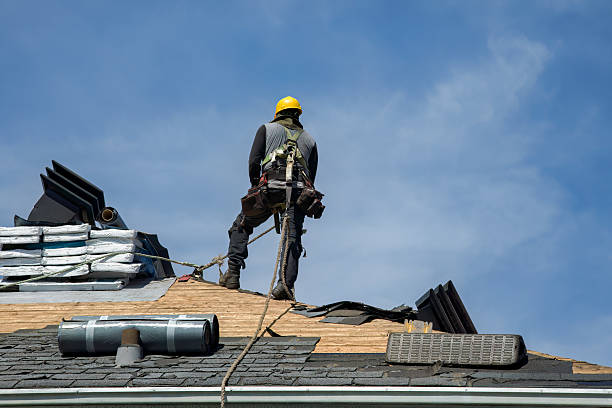 Professional Metal Roofing technician working in Clark, NJ